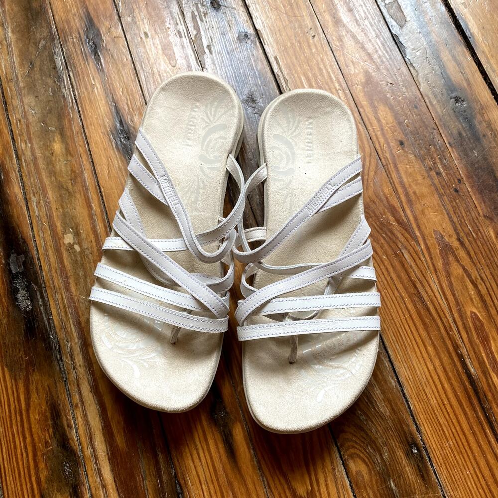 Merrell Harbor Post Sandals in White Size 9